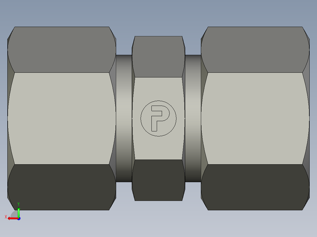 卡套式工业通用硬管接头EO Union G16S71后视图