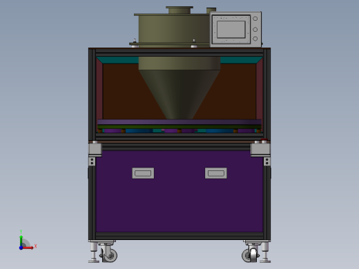 振动出粉设备前视缩略图