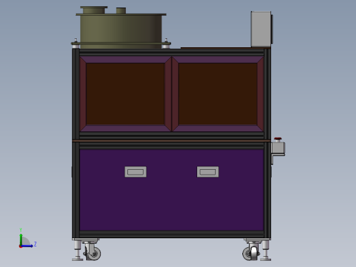 振动出粉设备左视缩略图