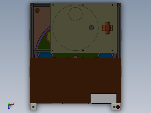 振动出粉设备俯视缩略图