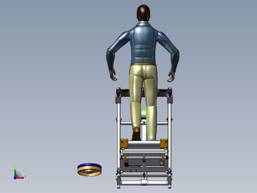 跑步机3D图前视缩略图