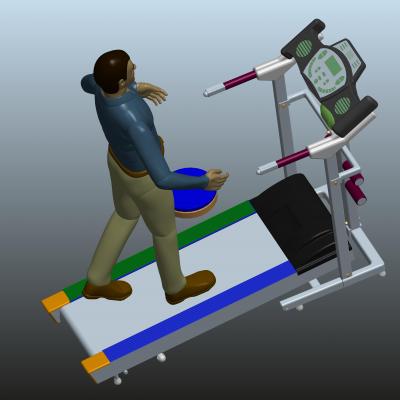跑步机3D图