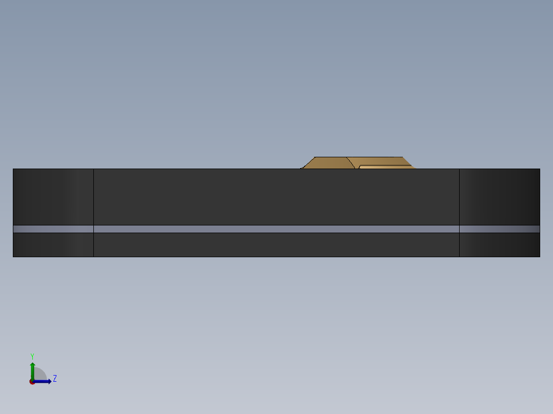 间歇槽轮转盘传动机构(含动画)左视图