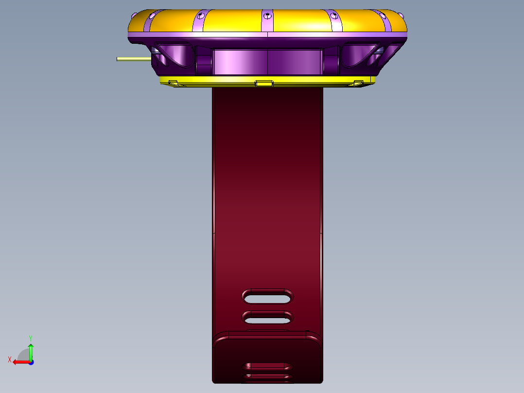 全自动机械多功能皮带男表后视图