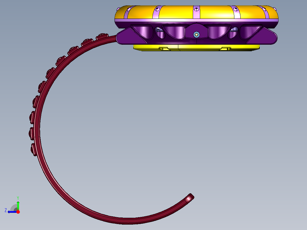 全自动机械多功能皮带男表右视图