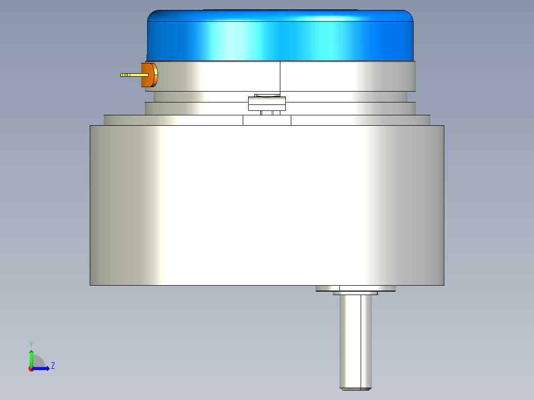 NOVOTECHNIK角度位移传感器GP 系列左视图