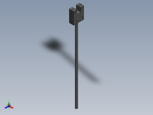 20系列槽型光电（空间紧凑型）导线引出型FC-SPV201Z正等轴测缩略图