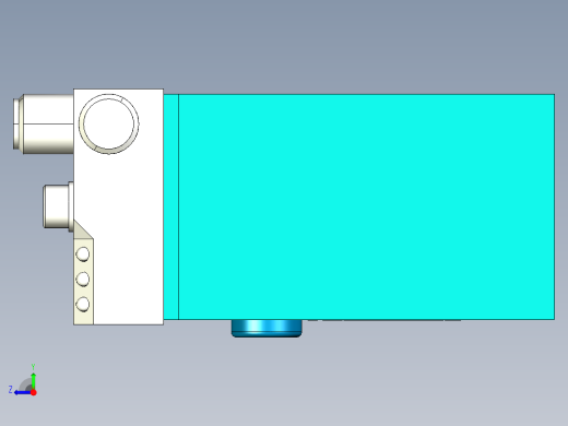 德克斯TUNKERS气缸数模SZK_40_1_A22_T12_TUENKERS右视缩略图