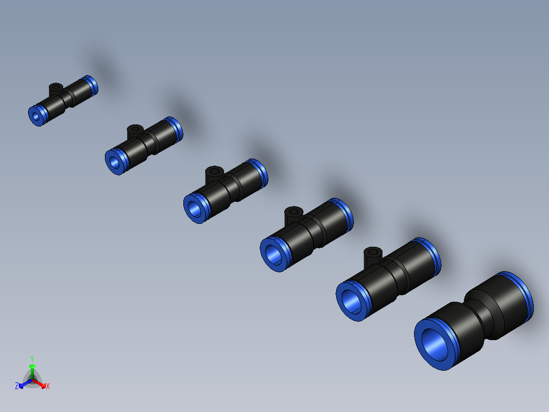 UNIÃO RETA.STEP正等轴测图