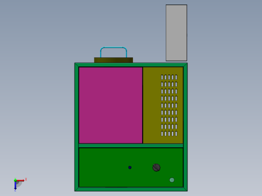 Q316-果蔬切割机的设计【三维SolidWorks】俯视缩略图