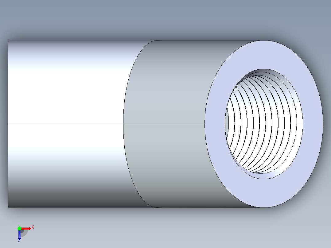 聚氯乙烯配件09-Sch80_45Elbow_FPTxFPT_819-003 _0.375in俯视图