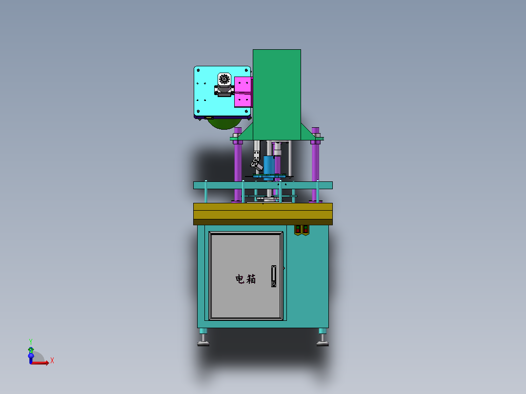 盖子压紧工装设备sw18可编辑