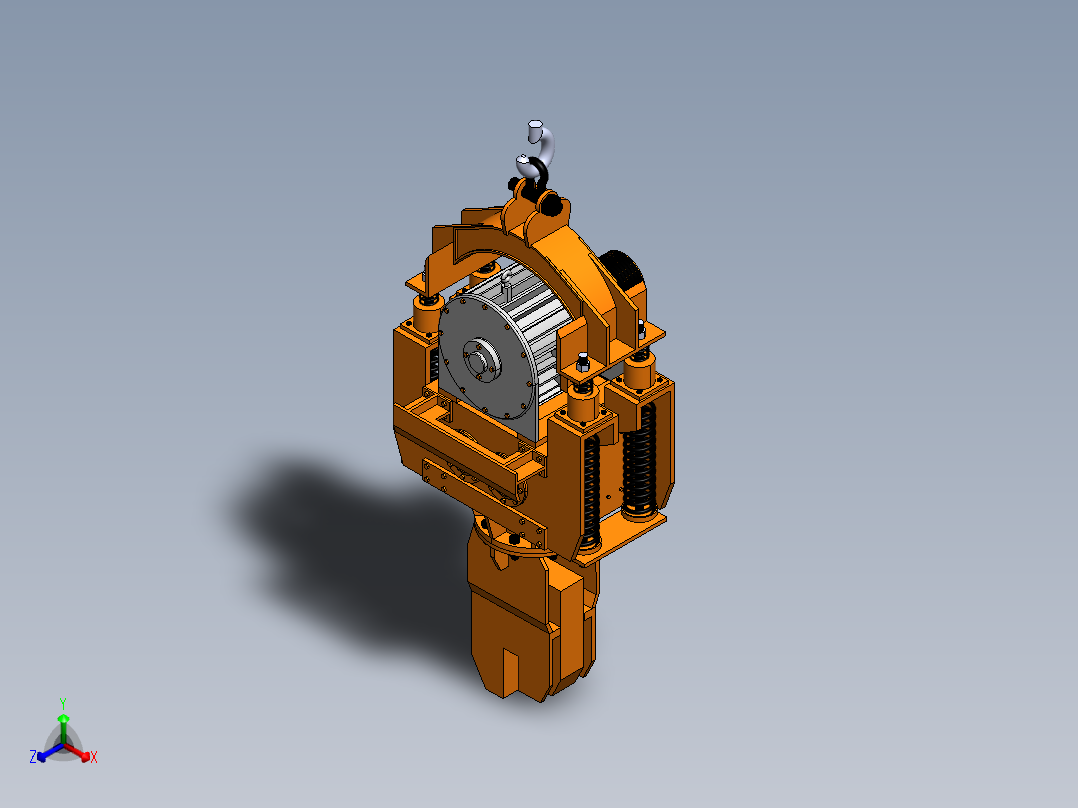 振动器正等轴测图
