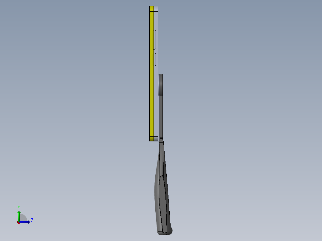 A55三星手机壳左视图