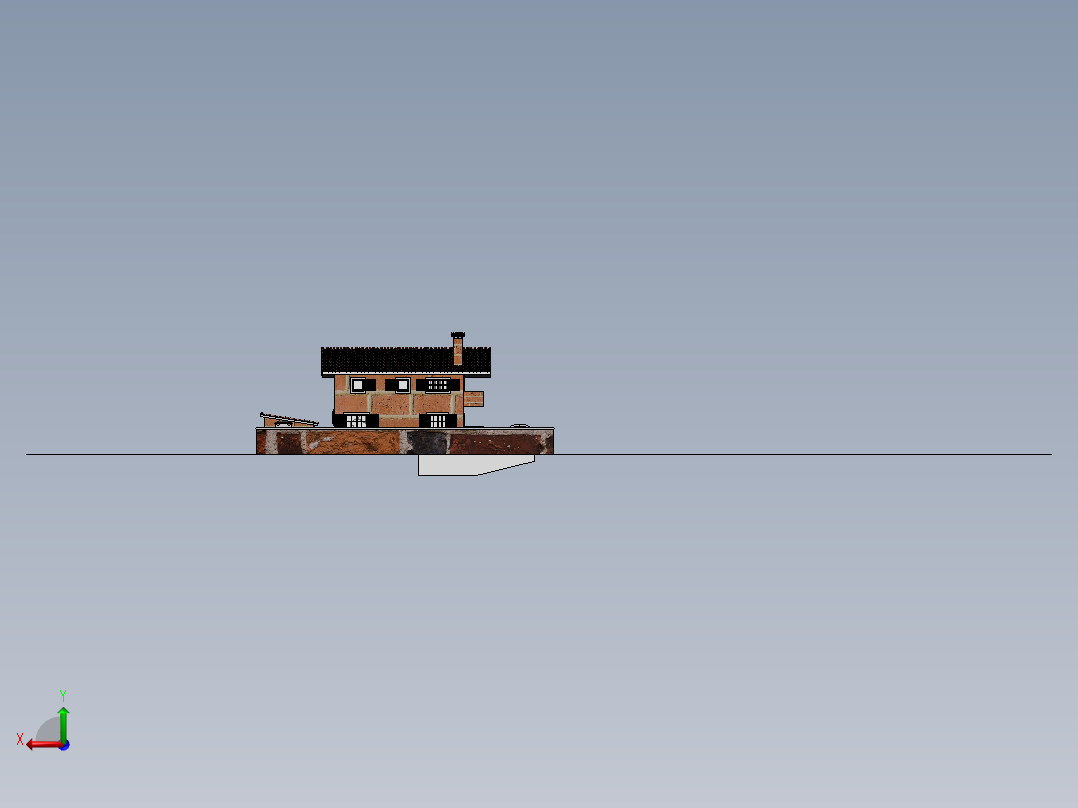 房子、建筑(139)后视图