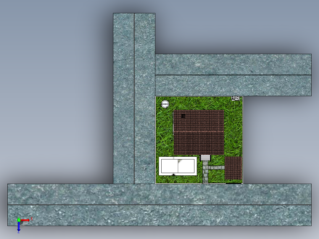 房子、建筑(139)俯视图