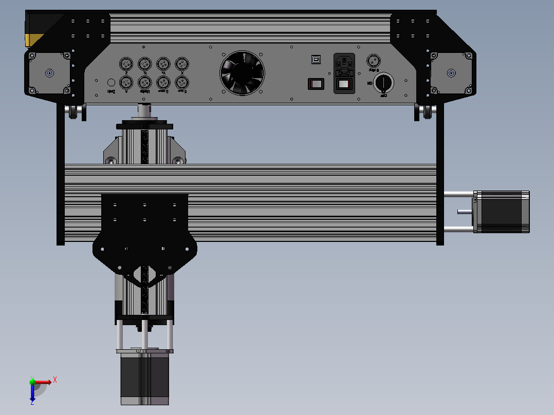 Charlie OX V2雕刻机俯视图