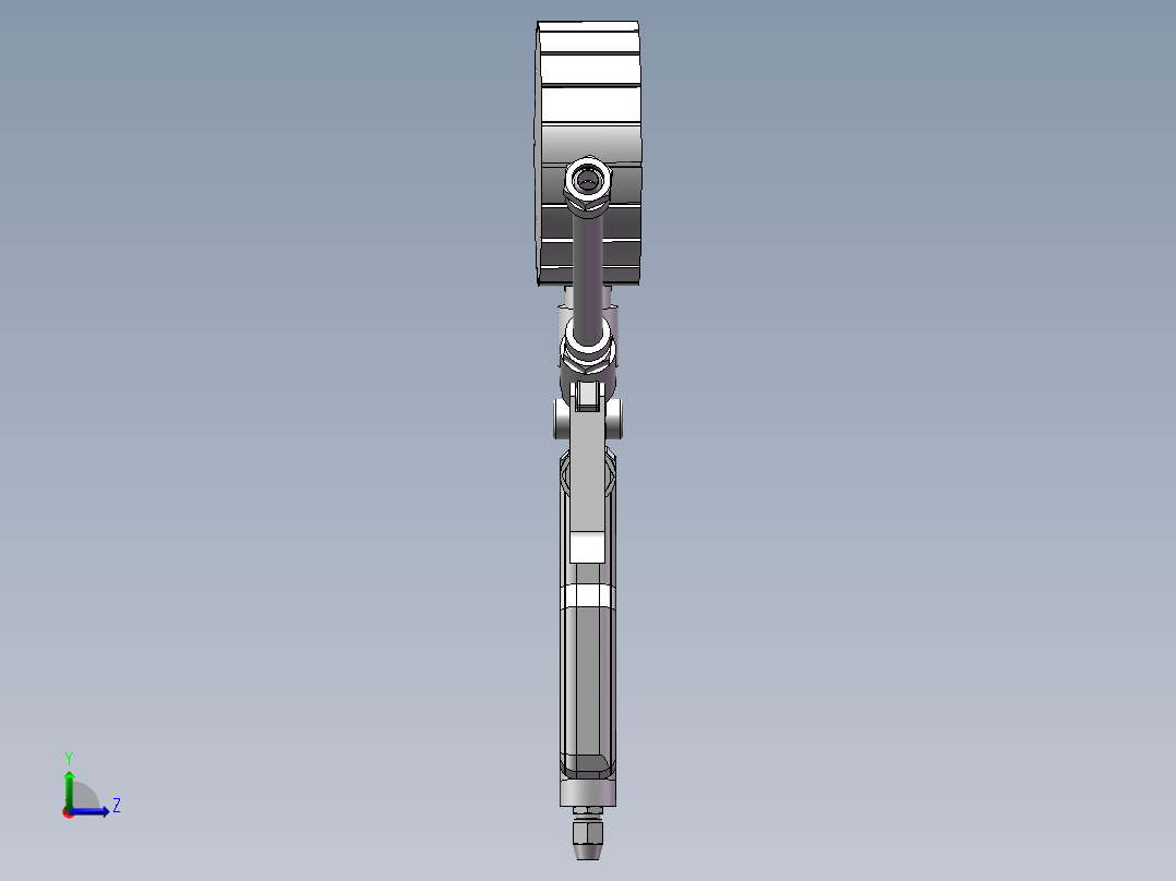 充气气枪左视图