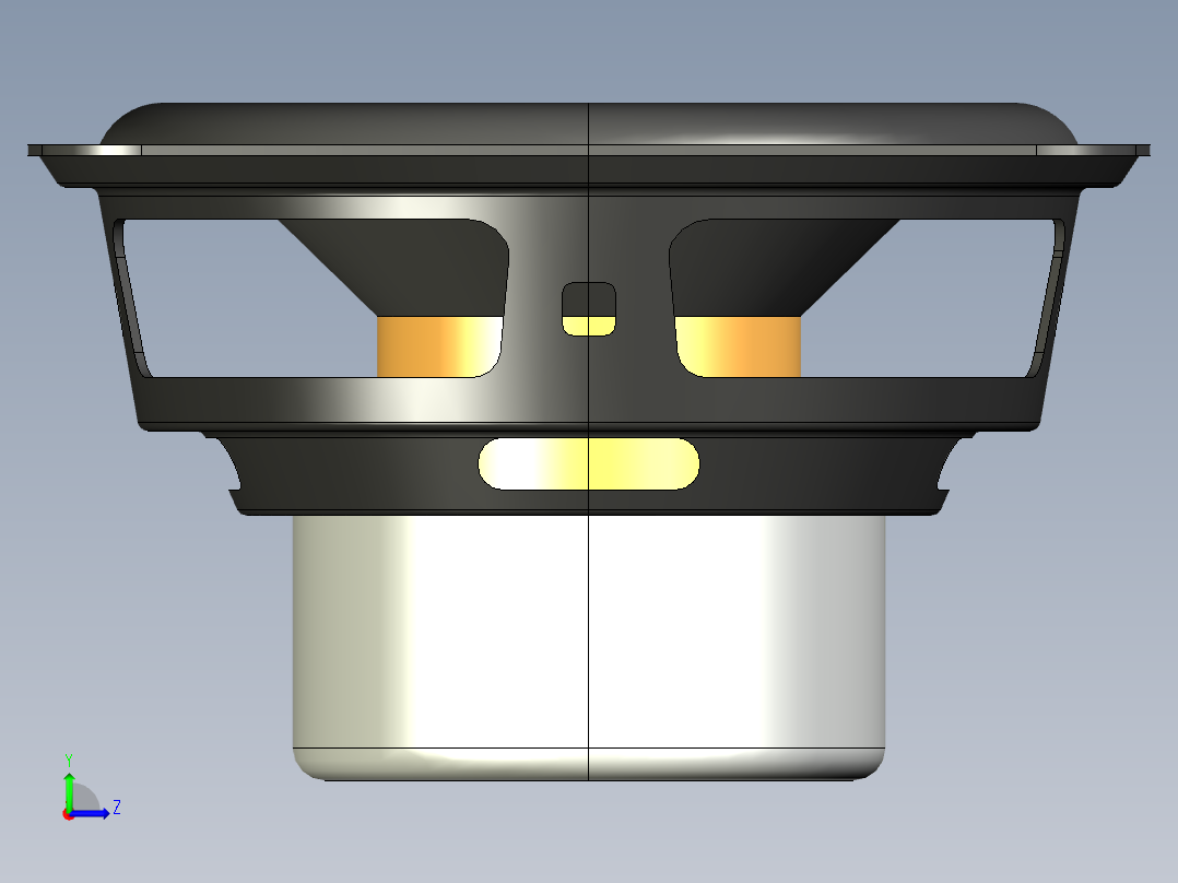 音箱10瓦左视图
