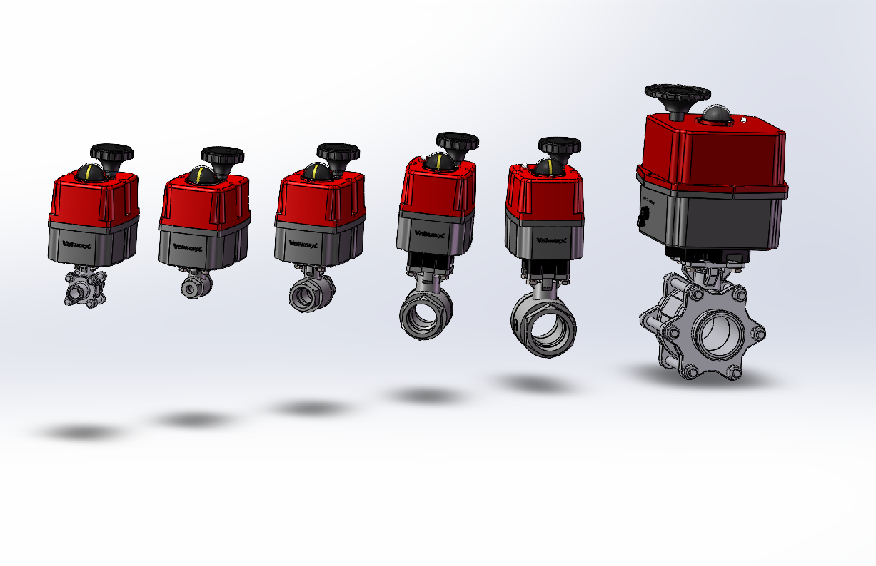 6款14英寸电动2件式不锈钢球阀