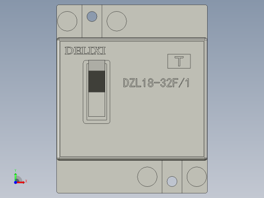 15X18M断路器(DZL18-32F1)前视缩略图