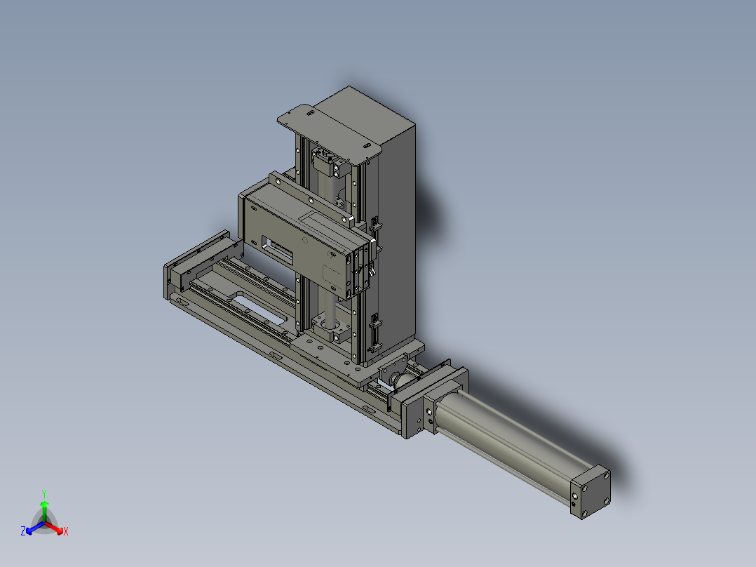 HWT1-不锈钢分张器正等轴测图