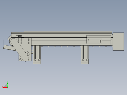 结构高速皮带输送线后视缩略图