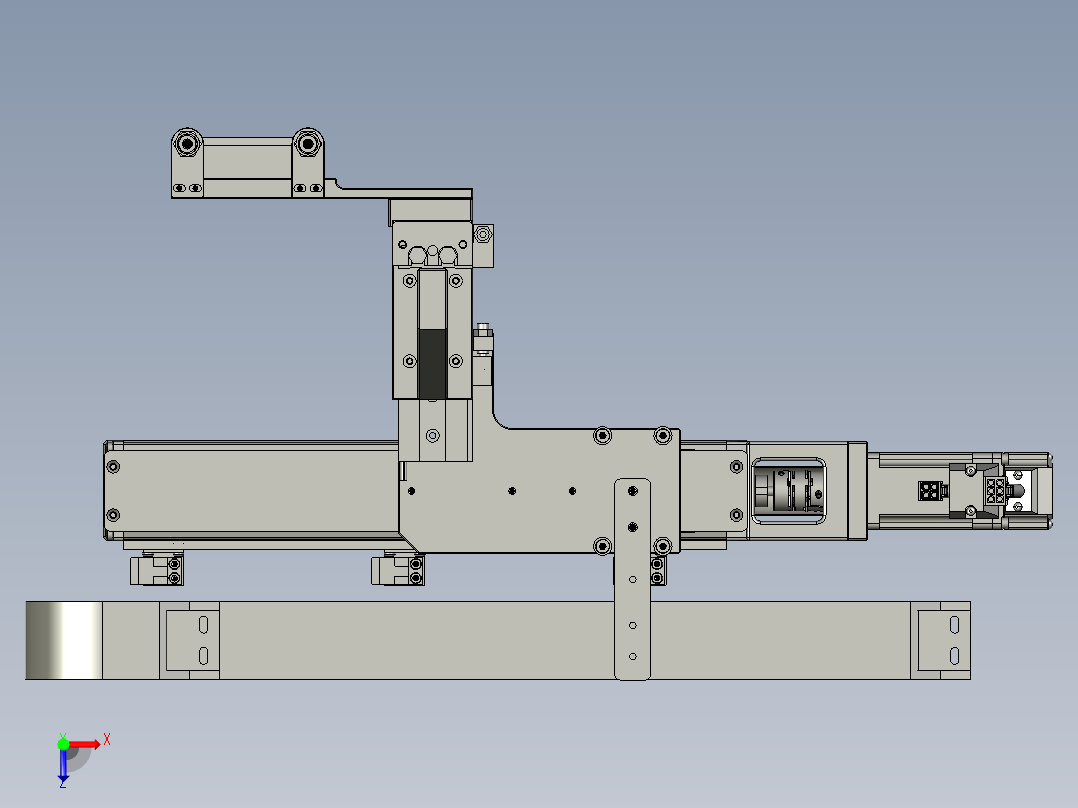 撑口模组俯视图