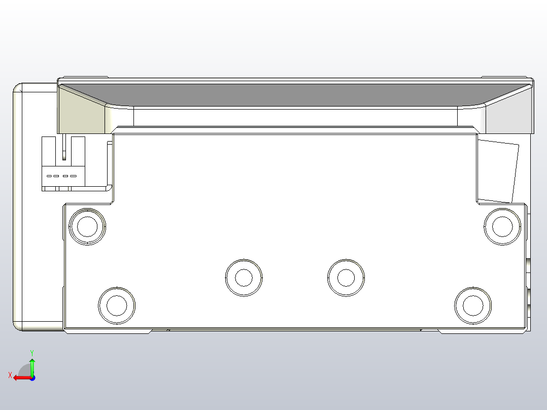 皮带直线轴双滑块型TPA-GCBS-150-P80-L250-QR-M75-N3后视图