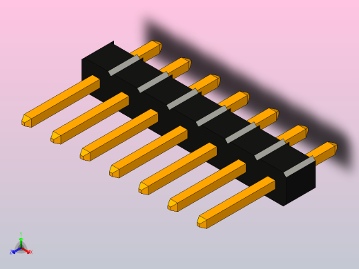 7针接口 - 公头 - 2.54mm