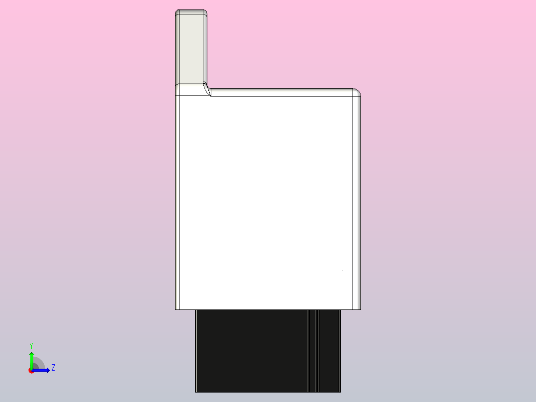 本田Supra 100整流器调节器左视图