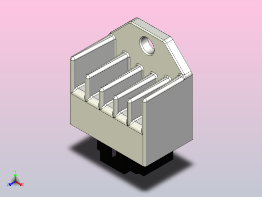 本田Supra 100整流器调节器正等轴测缩略图