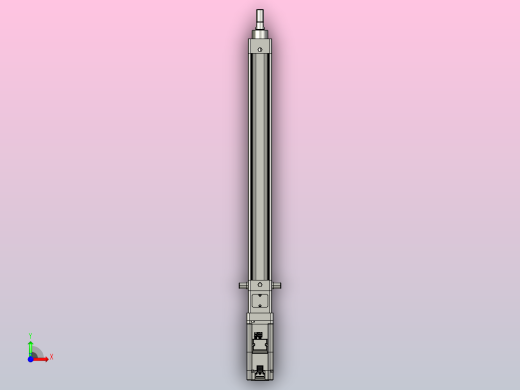 轻载电动缸TPA-ESR40-1210C-L400-M-TC-W-P40-C3前视缩略图
