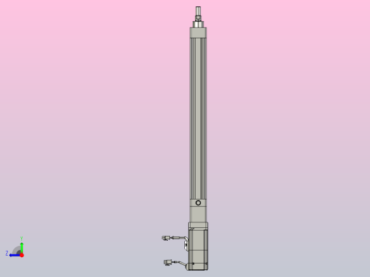 轻载电动缸TPA-ESR40-1210C-L400-M-TC-W-P40-C3右视缩略图