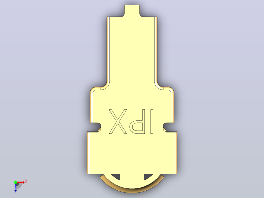 电缆上的IPEX U.FL连接器俯视缩略图