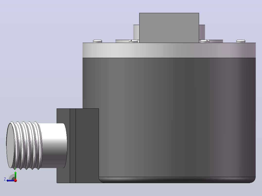 G58H[G58A10]旋转编码器右视图