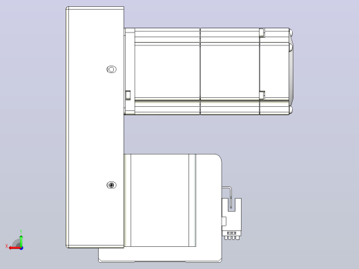 皮带直线轴半封闭可选导轨TPA-HNB-85D-90-L550-LU-Y-P20-N3后视缩略图