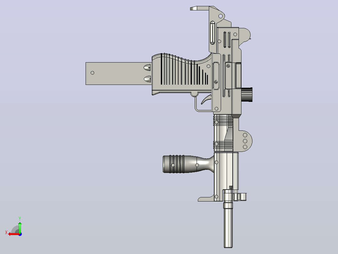 手枪 gun--1后视图