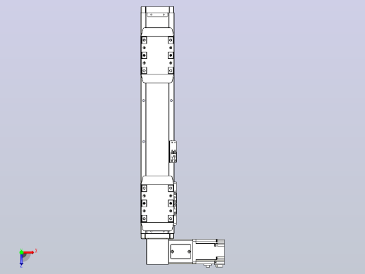 皮带直线轴双滑块型TPA-GCBS-80-P60-L100-DL-M20-N3俯视缩略图