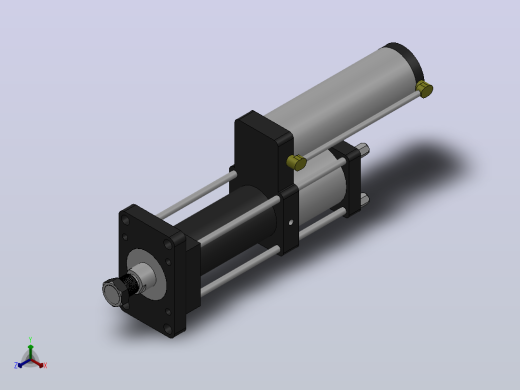 MPT-13T系列标准型[MPT-100-100-5-13T-M2-S1-0°]气压增压缸