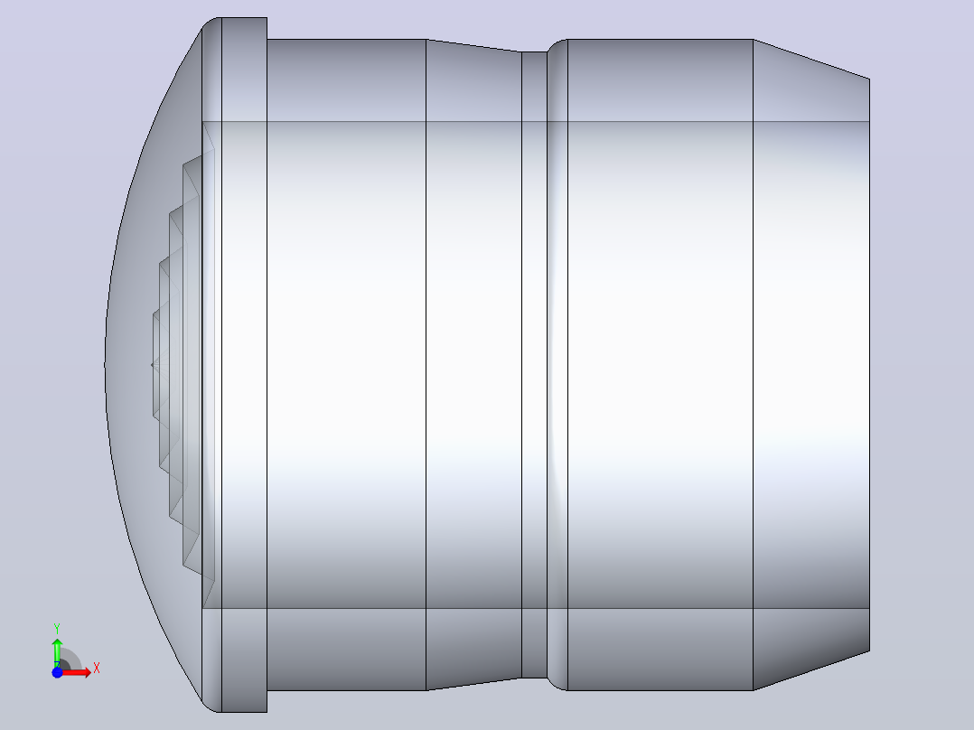 LED Lenses Fresnel 5毫米前视图