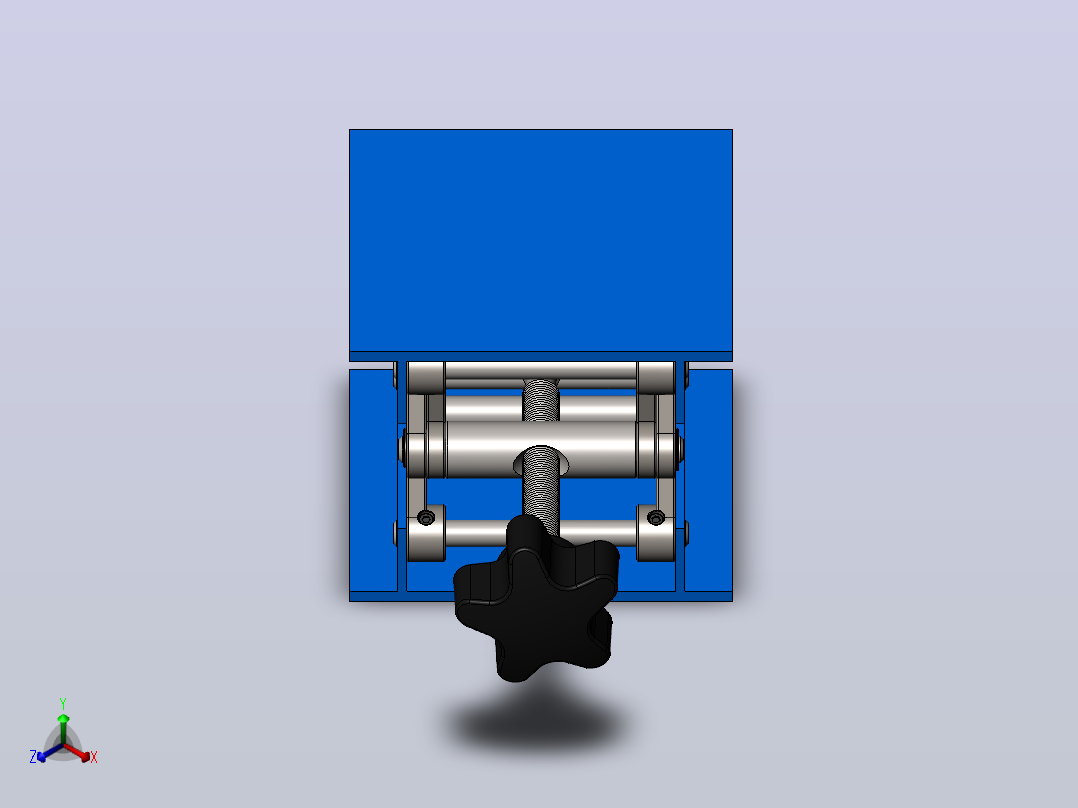 小小剪式升降机3D数模图纸+Solidworks设计正等轴测图