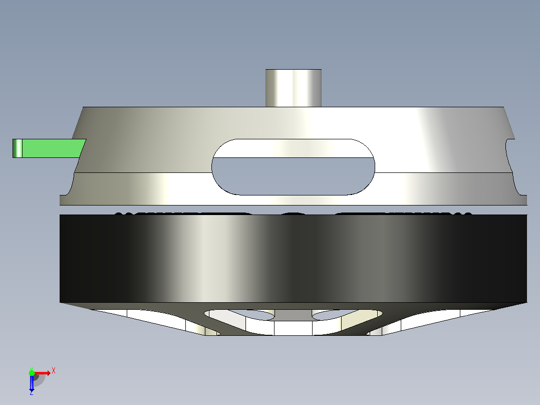 定时器 GBM5010-150T 90KV 云台支架俯视图