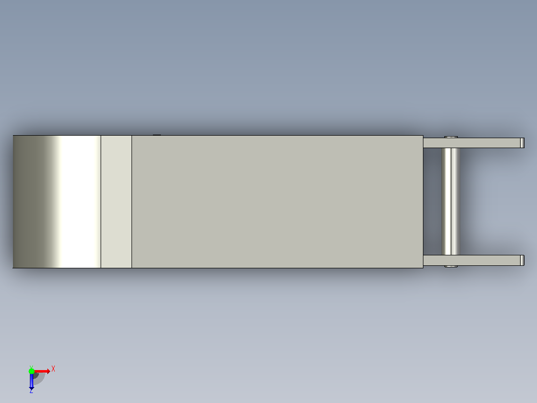 YHXEB325RP-WF-RV050-C1专用不锈钢全包头部驱动俯视图