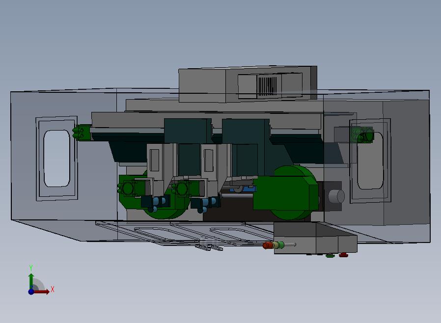 热熔钻机床设备 SW16前视图