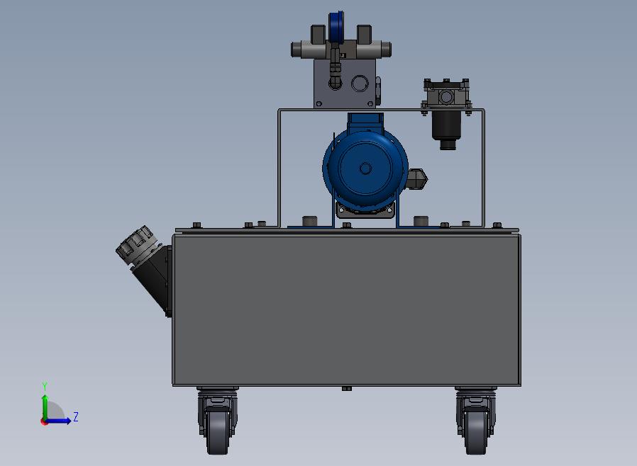 B01-3kw液压油箱左视图