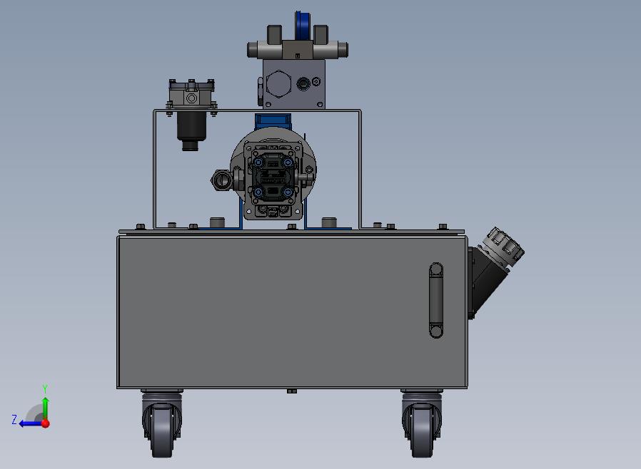 B01-3kw液压油箱右视图