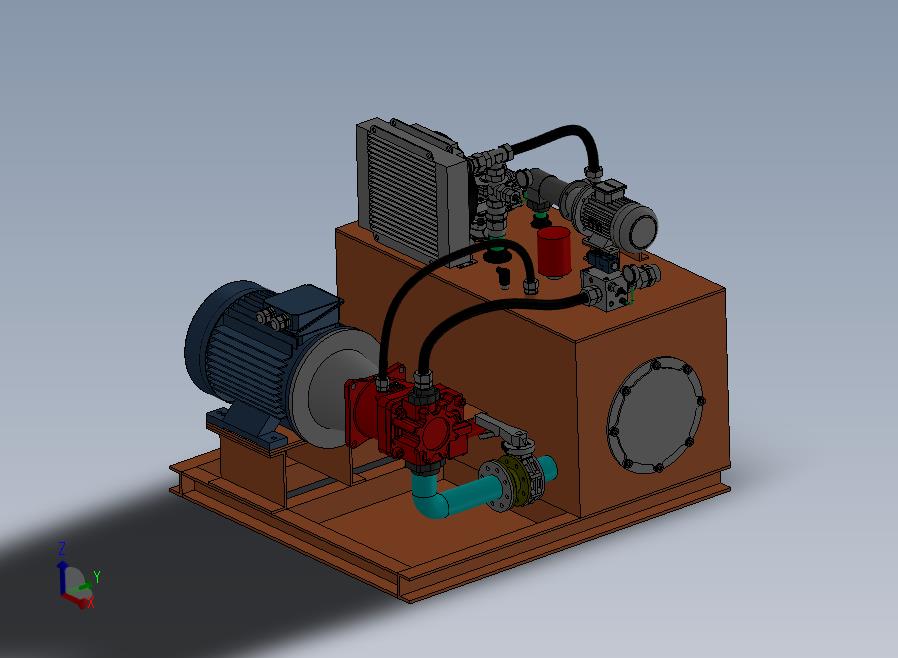 B04-800吨液压泵站