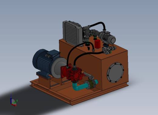 B04-800吨液压泵站
