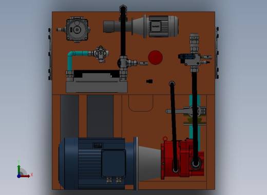 B04-800吨液压泵站前视缩略图
